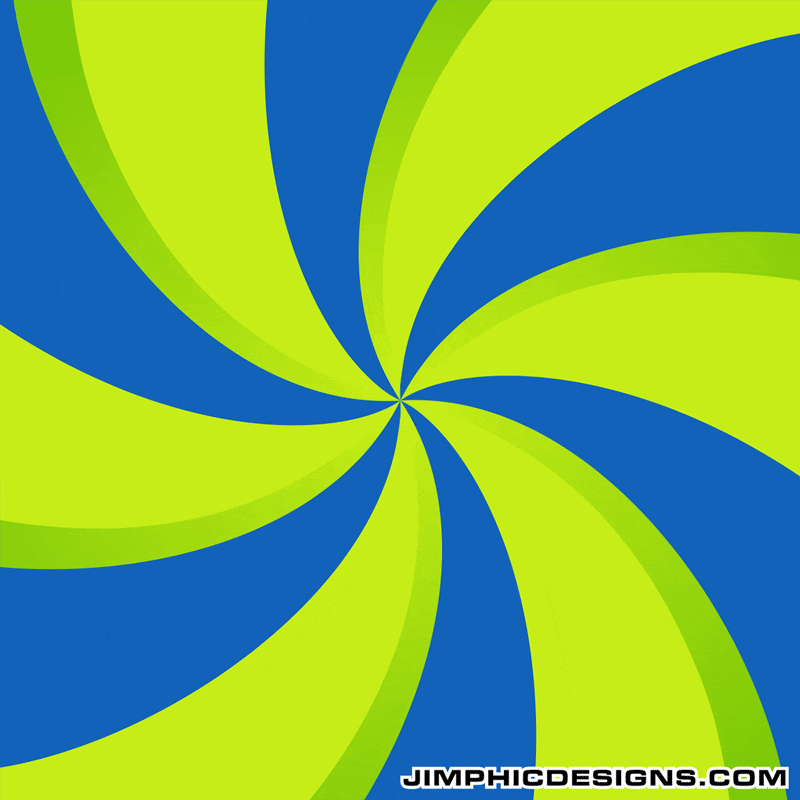 Blue and Green Spiral Twister Gif Animation