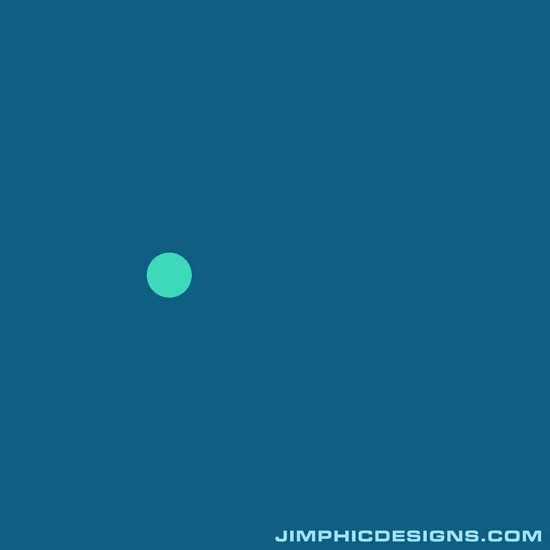 Green Dot Moving Across Screen
