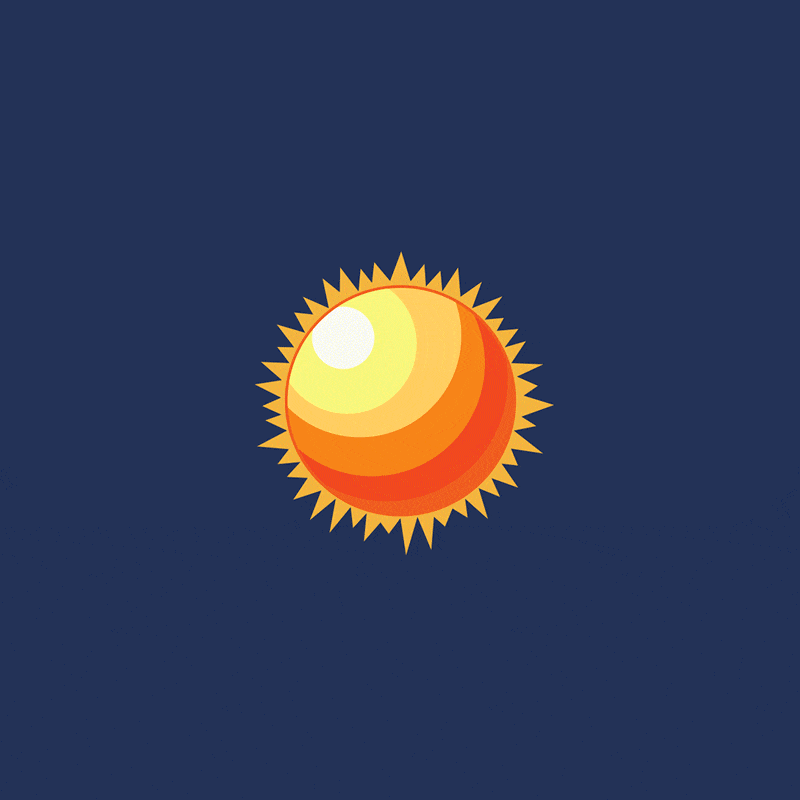 Planets Orbit Sun Gif Animation. go to the Bouncy Ball Change Colors Gif An...