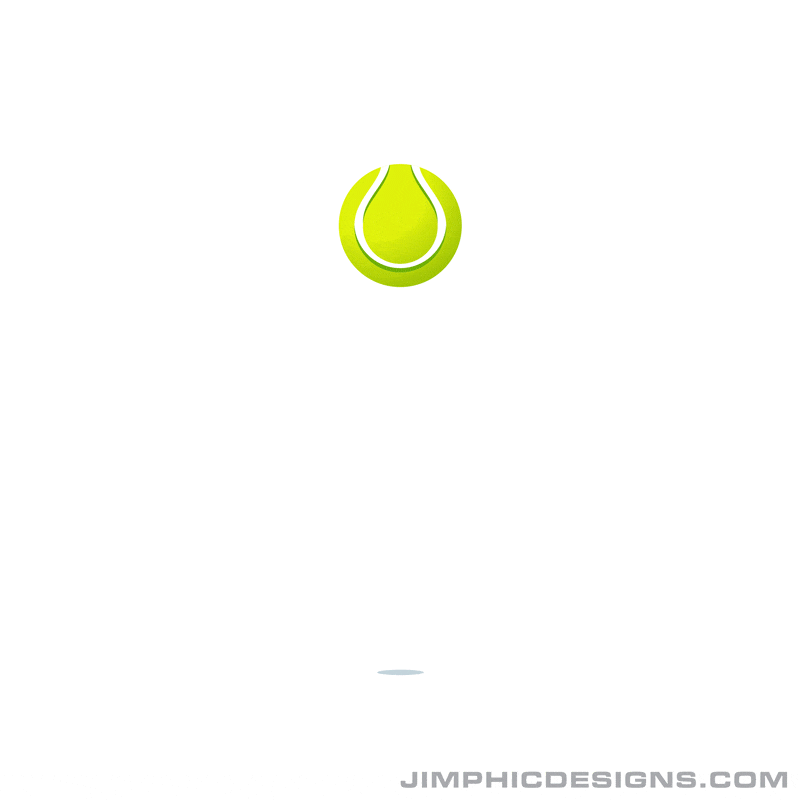 Tennis Ball Bouncing Gif Animation