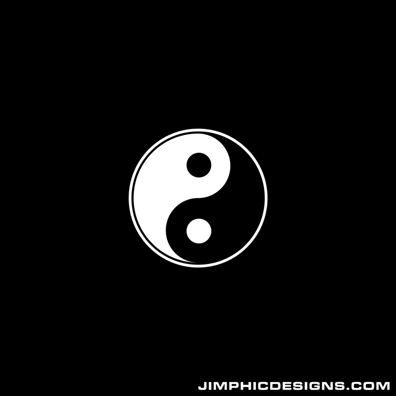 Yin Yang Symbol Animation