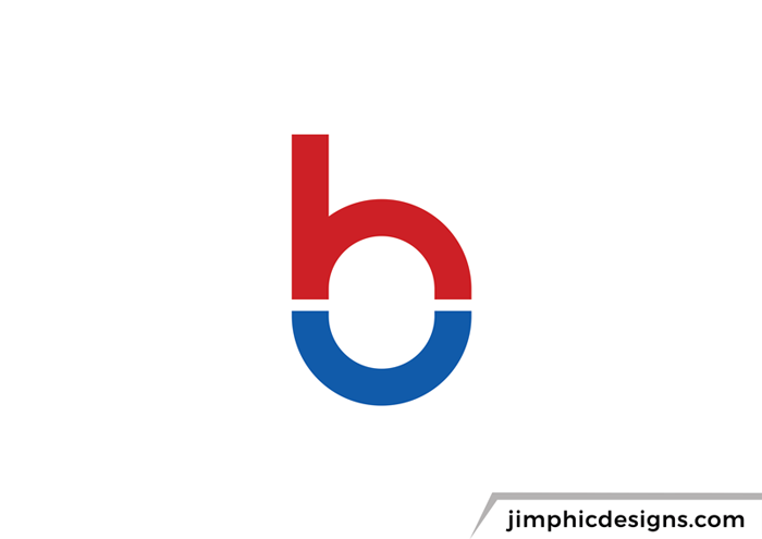 Clean logo consisting of two sides. Each side represent a letter and form a pleasing shape in completion.