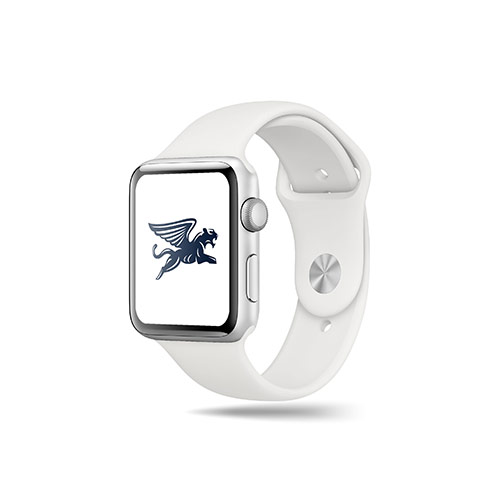 Jaguar Logo logo on a smart watch mockup