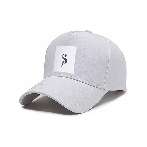 Letter S Flame Logo logo on a cap mockup