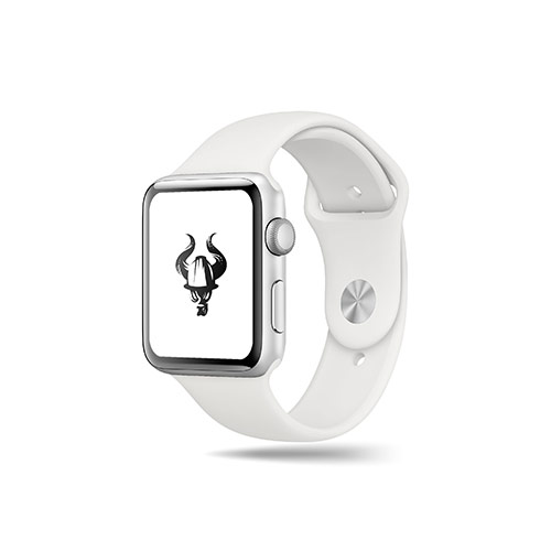 Construction Bull Logo logo on a smart watch mockup