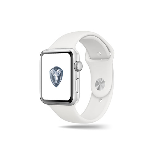 Ram Logo logo on a smart watch mockup