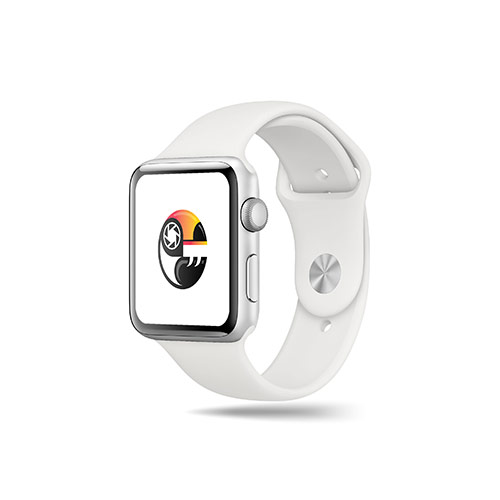 Toucan Camera Logo logo on a smart watch mockup