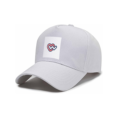 Love Letter W Logo logo on a cap mockup