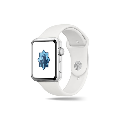 Eagle Mountain Logo logo on a smart watch mockup