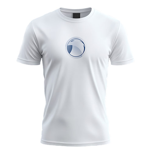 Eagle Logo logo on a white t-shirt mockup