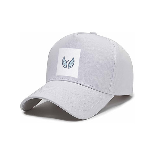 Arrow Wings Logo logo on a cap mockup