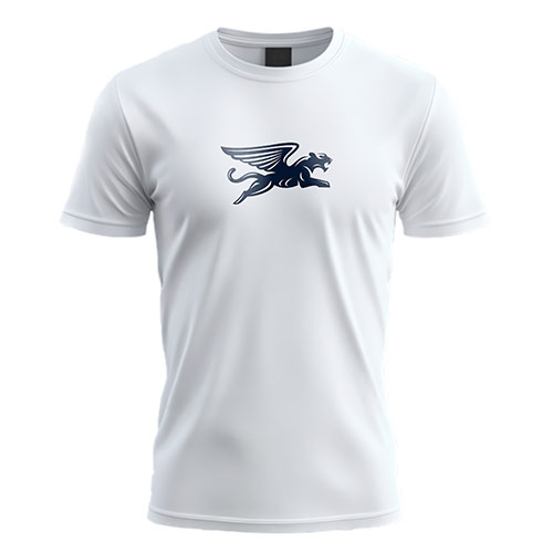 Jaguar Logo logo on a white t-shirt mockup