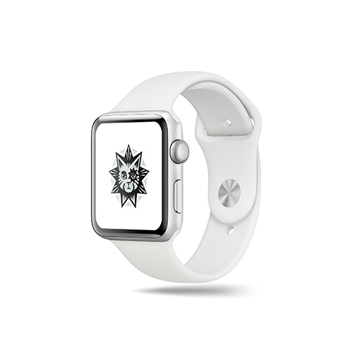 Cat Star Logo logo on a smart watch mockup