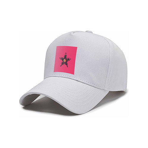 Dragon Eye Star Logo logo on a cap mockup