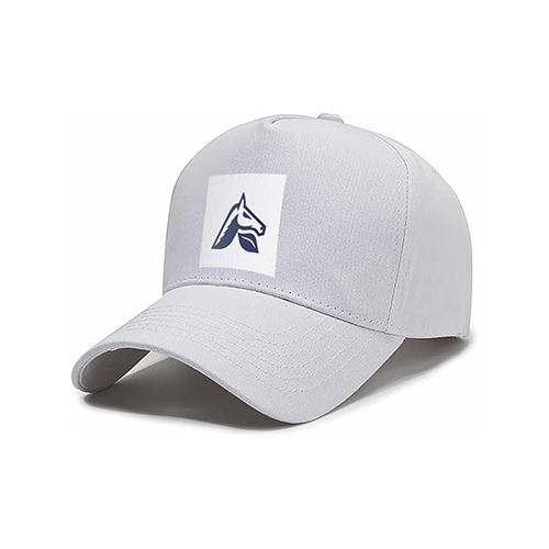 Letter A Horse Logo logo on a cap mockup