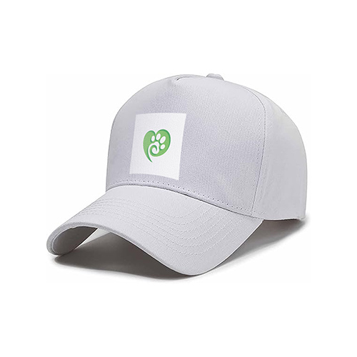Paw Heart Logo logo on a cap mockup