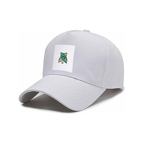 Leaf House Logo logo on a cap mockup