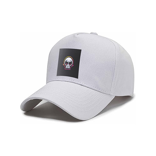Skull Logo logo on a cap mockup