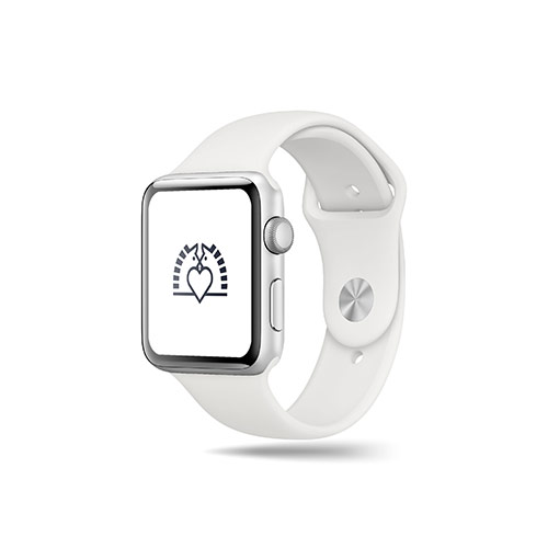 Loving Horses Logo logo on a smart watch mockup