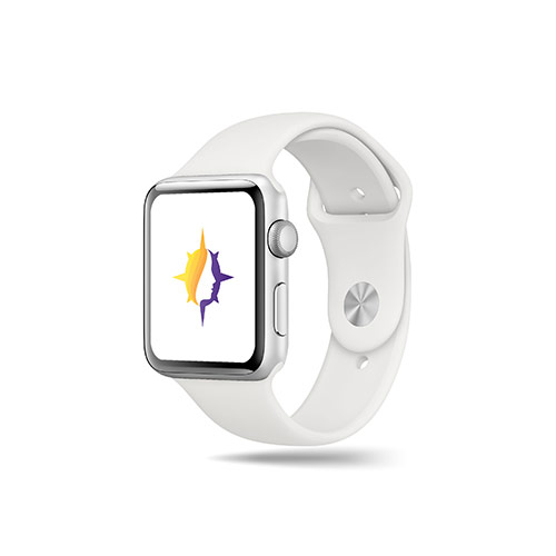 Beauty Direction Logo logo on a smart watch mockup