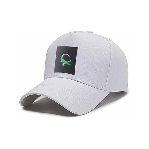 Crocodile Logo logo on a cap mockup