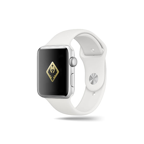 Phoenix Logo logo on a smart watch mockup