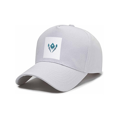 V Gym Logo logo on a cap mockup