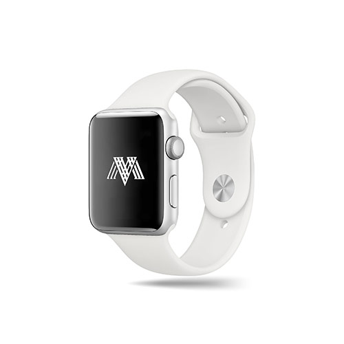 VM Logo logo on a smart watch mockup