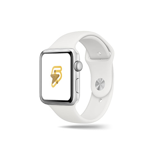 Five Star Logo logo on a smart watch mockup