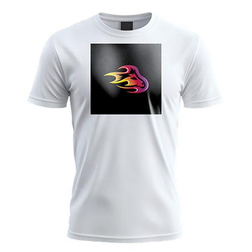 Horse Logo logo on a white t-shirt mockup