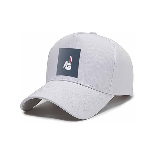 Bad Bunny Logo logo on a cap mockup