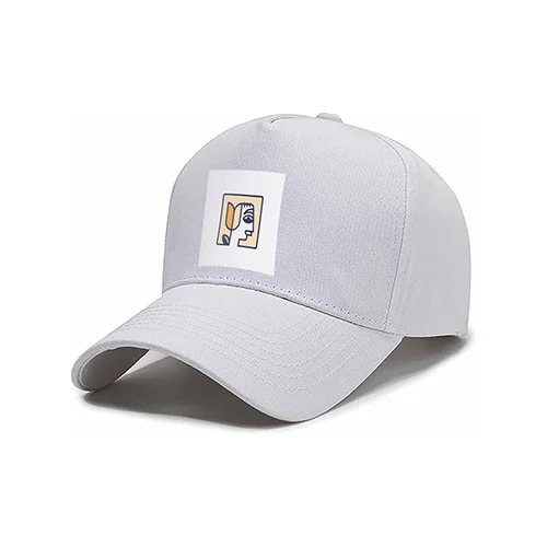 Flower Man Logo logo on a cap mockup