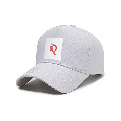 R Apple Logo logo on a cap mockup