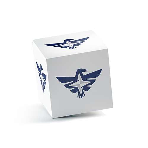 Eagle Star Logo logo on a 3D square box mockup