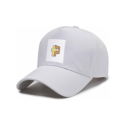 P Church Logo logo on a cap mockup
