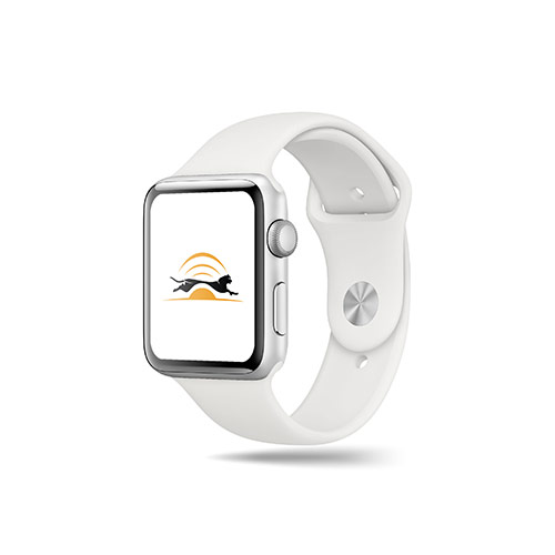 Signal Animal Logo logo on a smart watch mockup