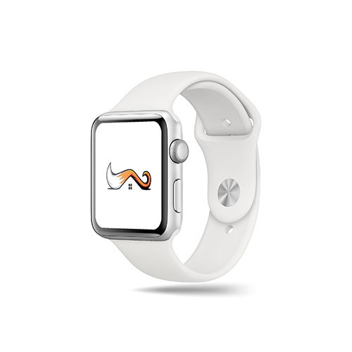 Fox Roof Logo logo on a smart watch mockup