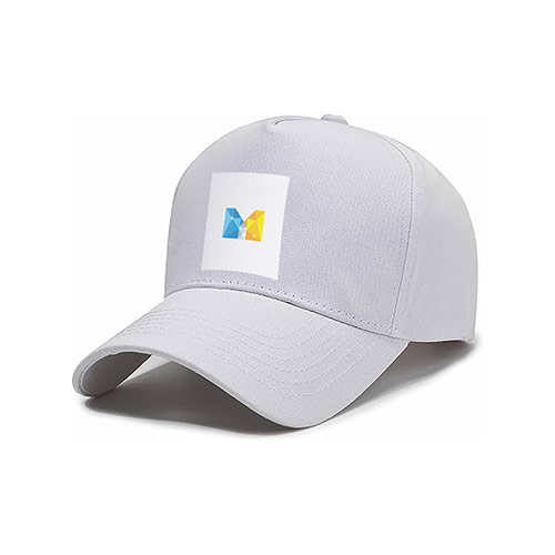 M Diamond Logo logo on a cap mockup