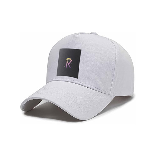 R Diamond Logo logo on a cap mockup