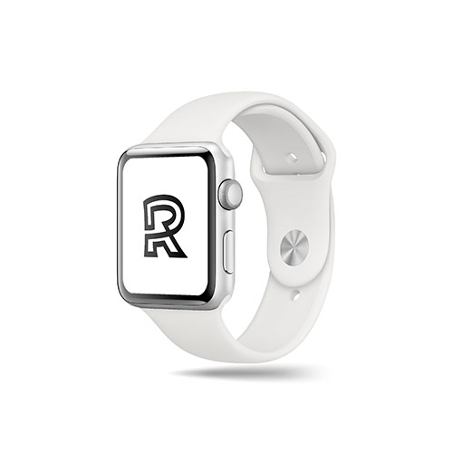Letter Dr Logo logo on a smart watch mockup