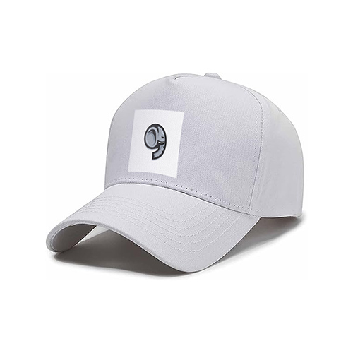 Comma Elephant Logo logo on a cap mockup