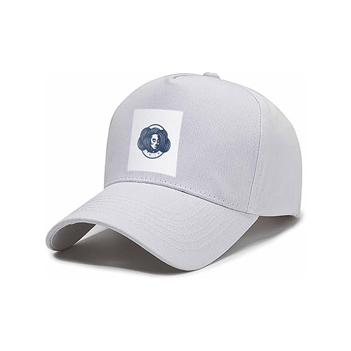 Cloud Lady Logo logo on a cap mockup