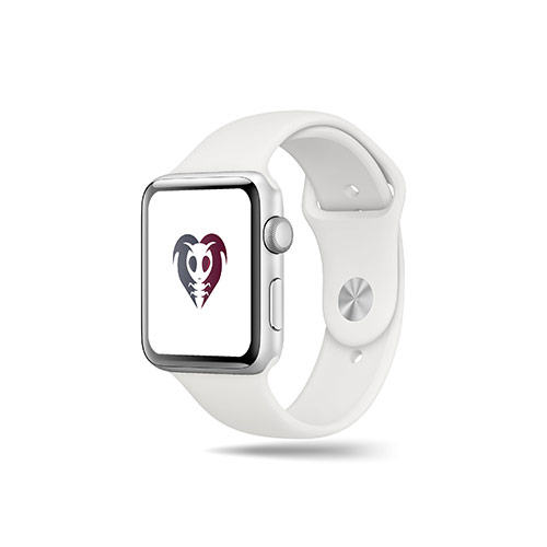 Love Ants Logo logo on a smart watch mockup