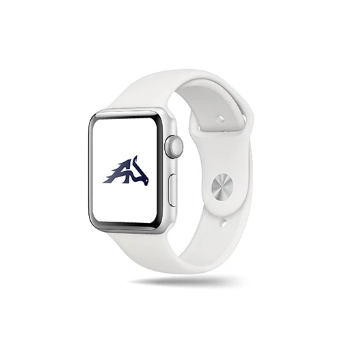 Letter A Horse Logo logo on a smart watch mockup