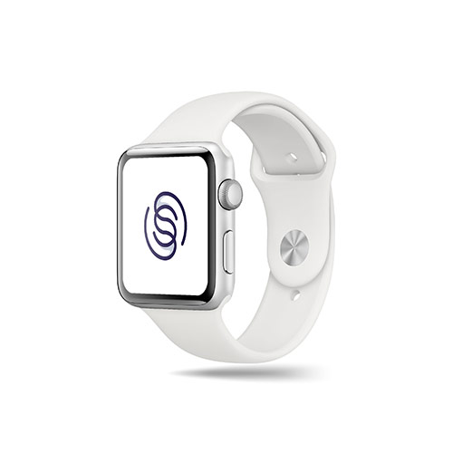 Letter S Logo logo on a smart watch mockup
