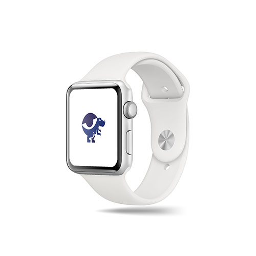 Trex Eye Logo logo on a smart watch mockup