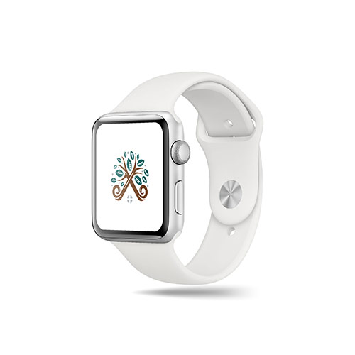 Nature House Logo logo on a smart watch mockup
