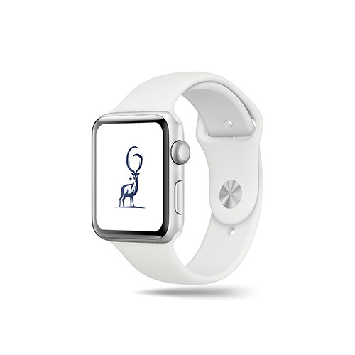 G Deer Logo logo on a smart watch mockup