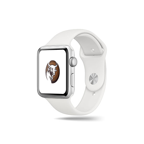 Bull Logo logo on a smart watch mockup