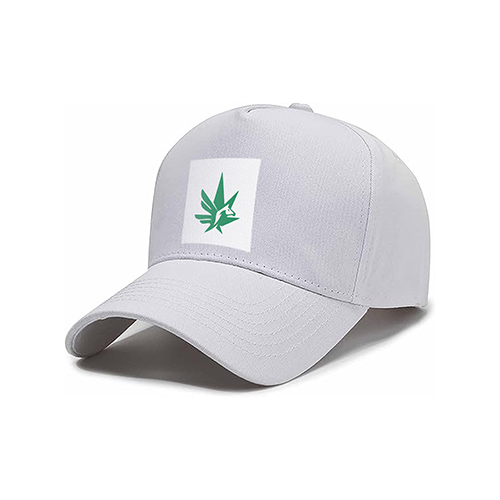 Pegasus Cannabis Logo logo on a cap mockup